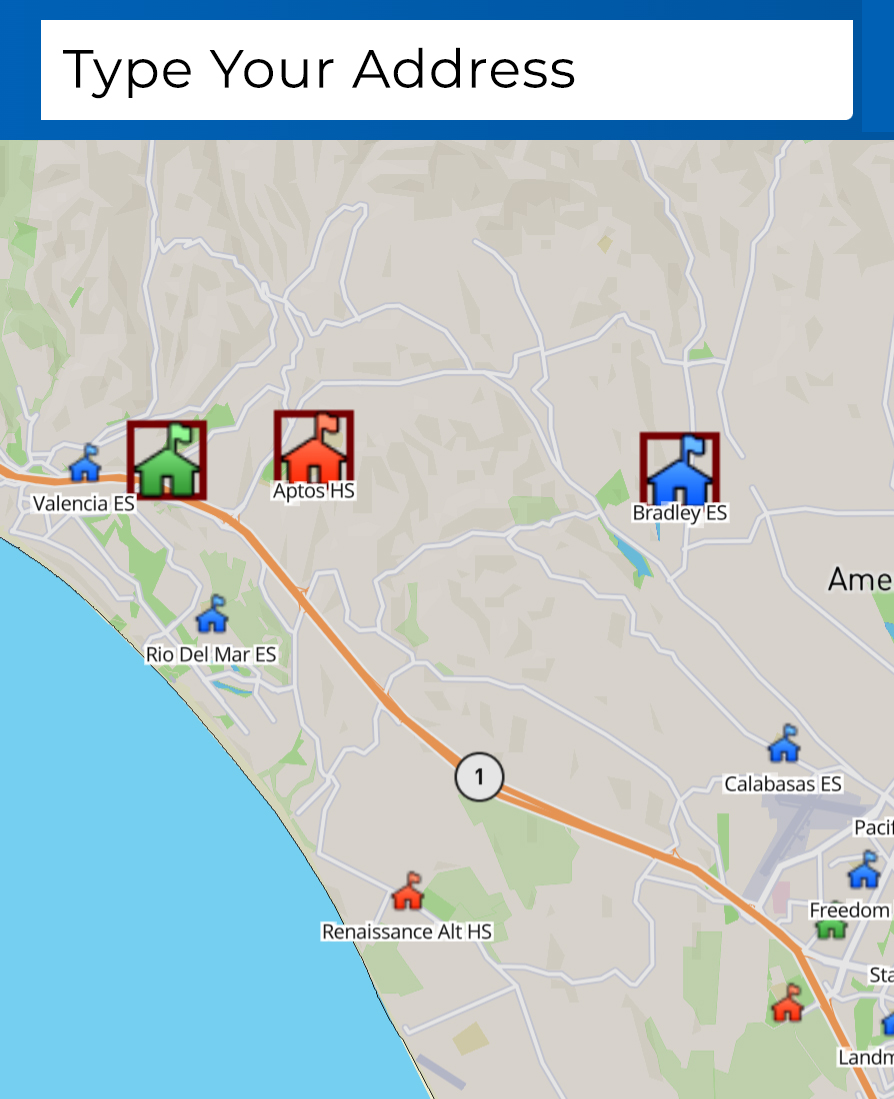 Email alicia_jimenez@pvusd for Board Trustee map information