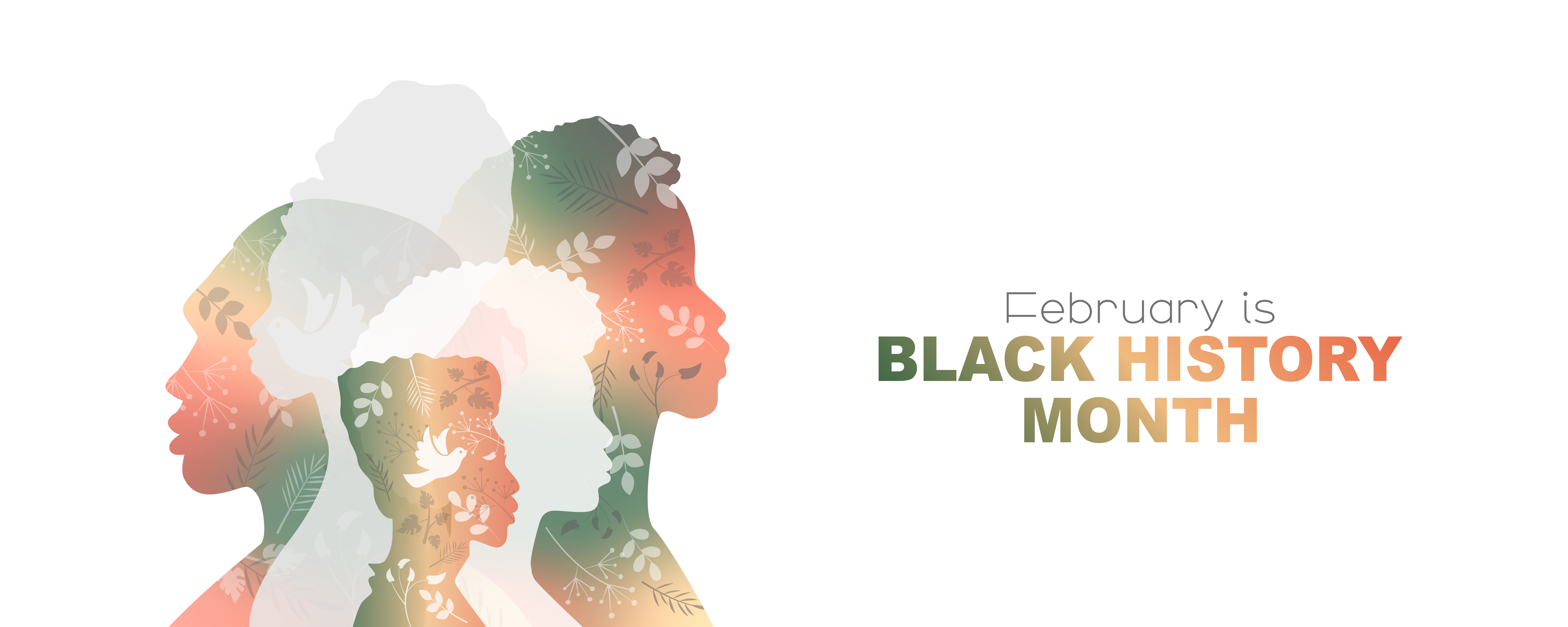 Diverse overlapping silhouettes with 