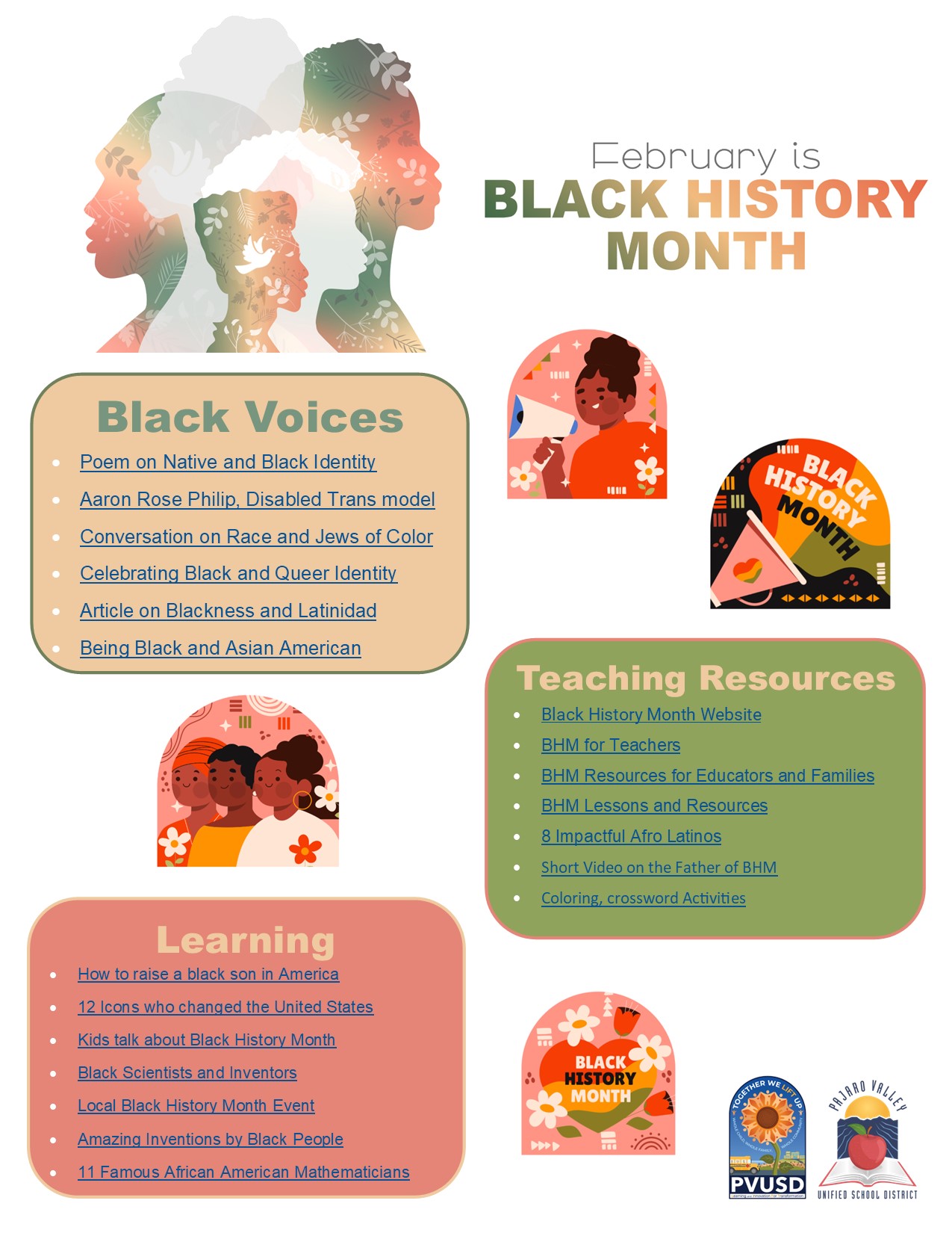 Black History Month flyer