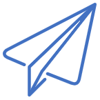 paper airplane icon